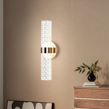 مصباح حائط LED من VMAX WL31710CF، مصباح فني منحوت مجوف لغرفة النوم وغرفة المعيشة والفندق