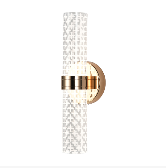 مصباح حائط LED من VMAX WL31710CF، مصباح فني منحوت مجوف لغرفة النوم وغرفة المعيشة والفندق