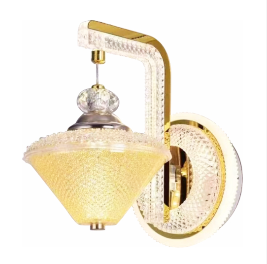 مصباح حائطي LED ذهبي للديكور المنزلي من Vmax Walla Light بثلاثة ألوان V-WL25118RF-B