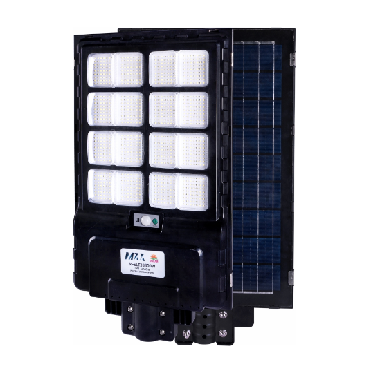 مصباح شارع LED يعمل بالطاقة الشمسية من MAX بقوة كبيرة 800 واط / 1000 واط / 2000 واط لصالات الألعاب الرياضية والحديقة والحديقة والارتفاع من الألومنيوم