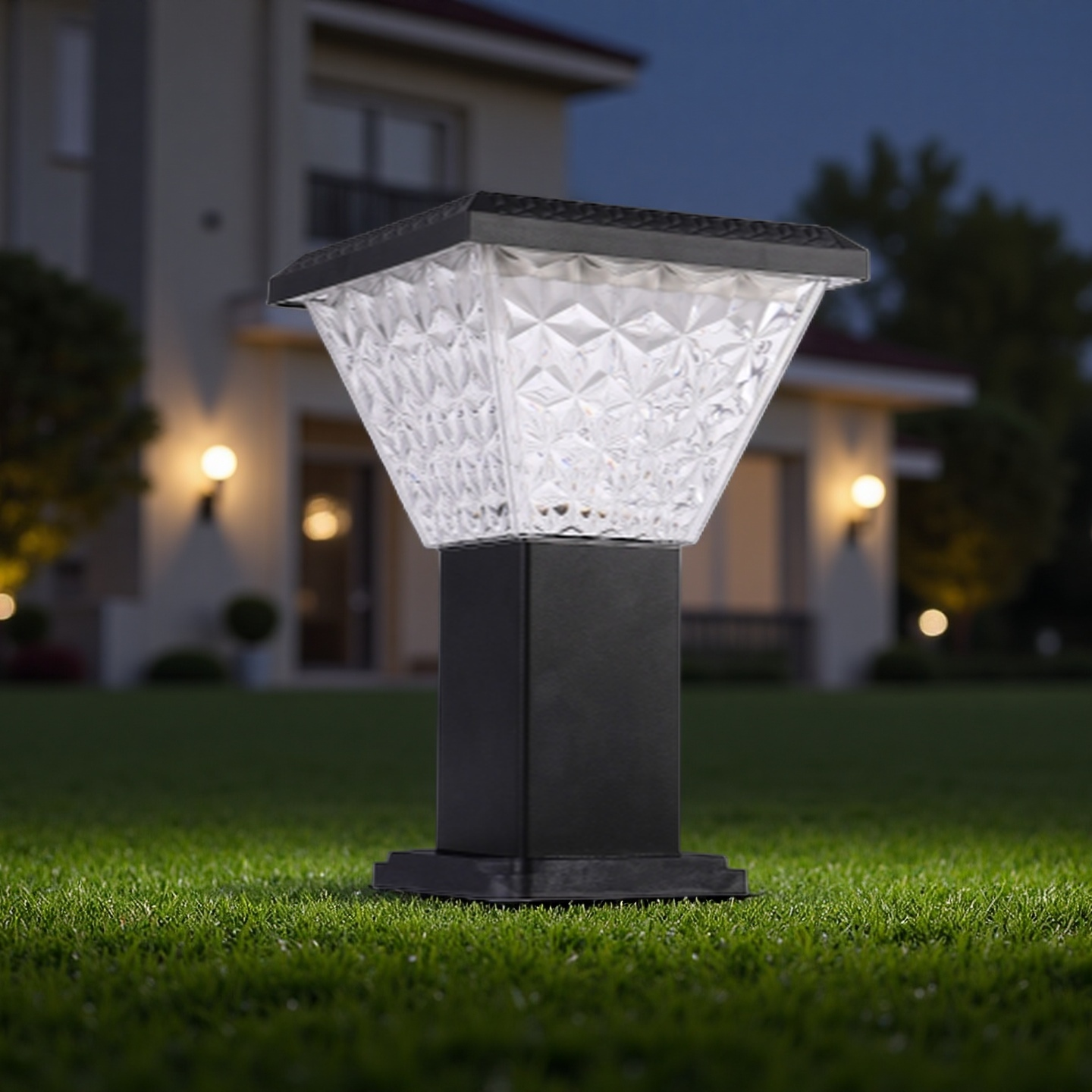 مصباح حديقة يعمل بالطاقة الشمسية VMAX LED للحدائق والفيلات الخارجية