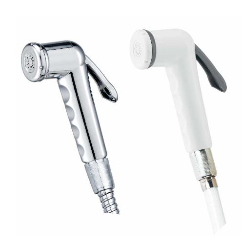 مجموعة رذاذ يدوي مودي شطاف، رشاش مرحاض محمول للتحكم في ضغط الماء القابل للتعديل مع خرطوم شطاف لغسل النساء، من الفولاذ المقاوم للصدأ بلمسة نهائية من النيكل المصقول، لغسل الحفاضات للأطفال HWS2001