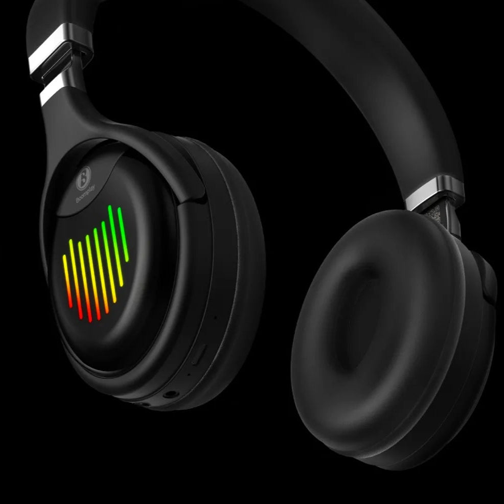 سماعات أذن Oraimo اللاسلكية بتقنية بلوتوث مع خاصية إلغاء الضوضاء سماعات قابلة للإدخال بطاقة TF ...