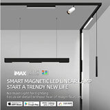 مصباح مسار مغناطيسي IMAX، ضوء سبوت، مصابيح شبكية، منزل ذكي، بلوتوث 