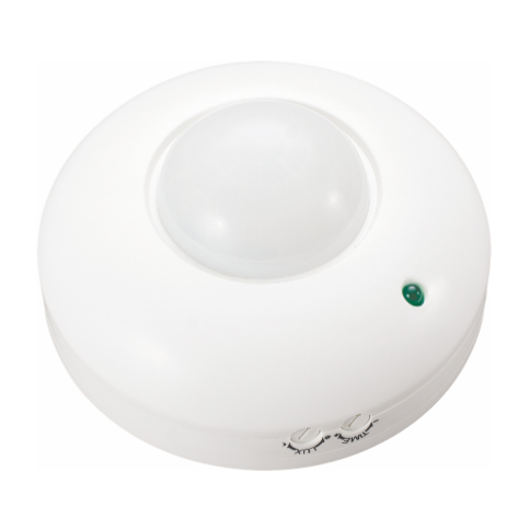 سلسلة مفاتيح مستشعر حركة السقف VG-HGK16R-5A، مفتاح إضاءة أوتوماتيكي بزاوية 360 درجة، 120/277 فولت تيار متردد، معتمد من UL وFCC، مستشعر الأشعة تحت الحمراء السلبي 