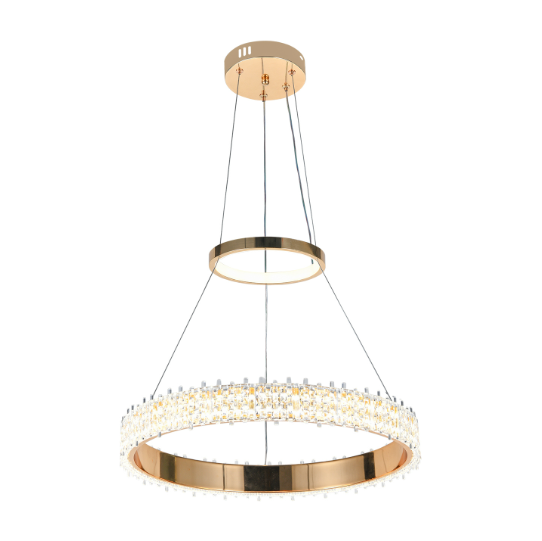 ثريا MODI SD27880RF دائرية بإضاءة LED بحلقة واحدة، 3 ألوان، 80 واط، لغرفة الطعام وغرفة المعيشة وغرفة النوم، بتصميم فني حديث من cocisedesign 